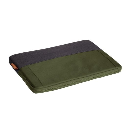 Funda portátil Trust Lisboa hasta 16" tejido reciclado acolchado impermeable verde elegante