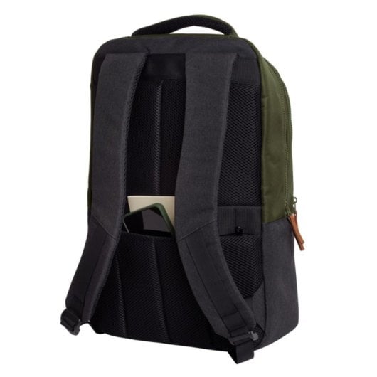 Mochila Trust Lisboa 16" 23L Verde Hecha con 12 Botellas Recicladas y Tres Compartimentos