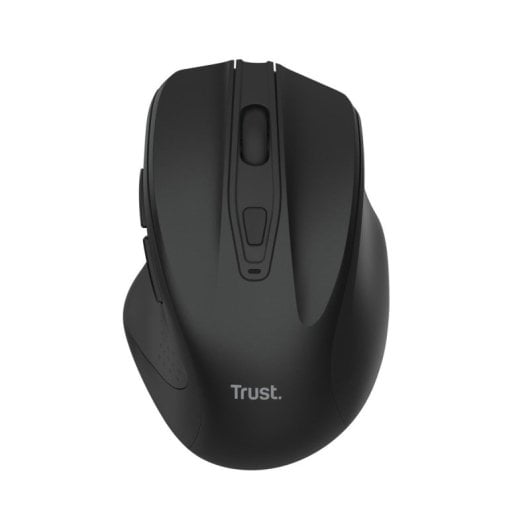 Ratón Trust inalámbrico 2200 DPI Silent 5 botones agarre ergonómico negro