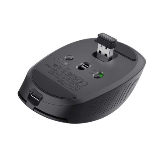 Mouse Trust Ozaa Compact Wireless Bluetooth RF 3200 DPI Nero Silenzioso