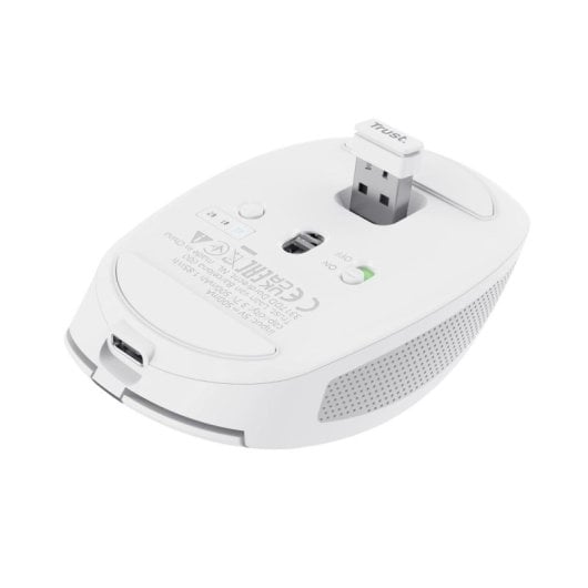 Souris Trust Ozaa sans fil 3200 DPI compacte avec Bluetooth et rechargeable