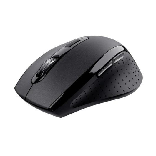 Ratón Trust inalámbrico 1200 DPI clic silencioso 6 botones ergonómico Negro