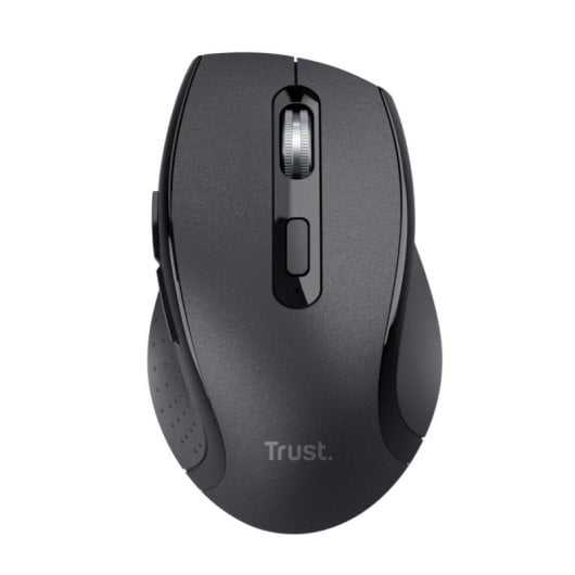 Ratón Trust inalámbrico 1200 DPI clic silencioso 6 botones ergonómico Negro