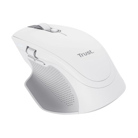 Trust Ozaa+ Rato Sem Fios Recarregável Multi-dispositivo com Botões Silenciosos 3200 DPI Branco
