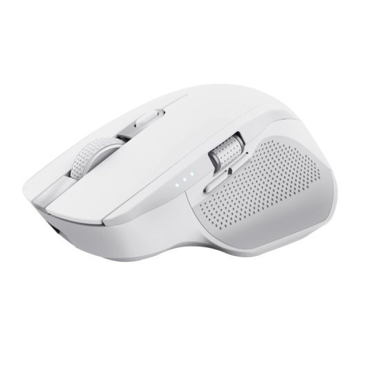Trust Ozaa+ Rato Sem Fios Recarregável Multi-dispositivo com Botões Silenciosos 3200 DPI Branco