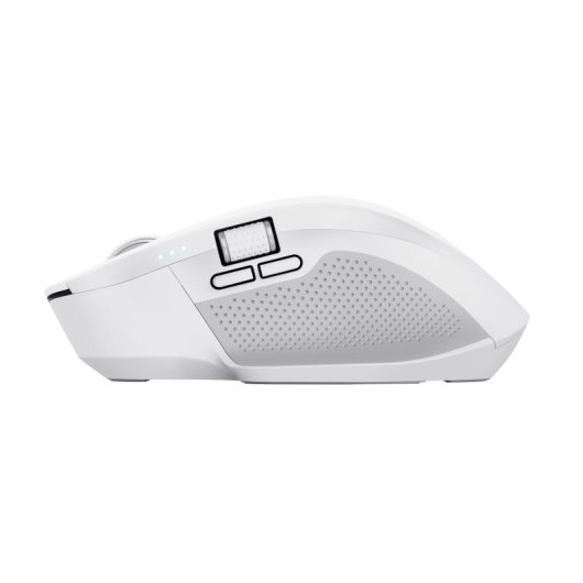 Trust Ozaa+ Rato Sem Fios Recarregável Multi-dispositivo com Botões Silenciosos 3200 DPI Branco