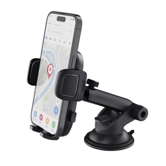 Soporte coche Trust Runo ABS sujeción parabrisas/salpicadero para smartphones 4-7” 188g negro
