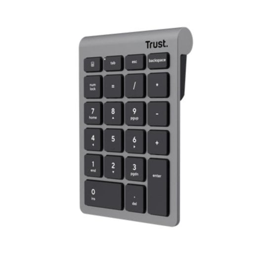 Trust Xalas Teclado Numérico Sem Fios com 22 Teclas Prateado