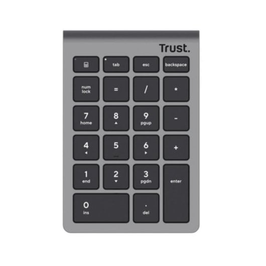 Trust Xalas Teclado Numérico Sem Fios com 22 Teclas Prateado
