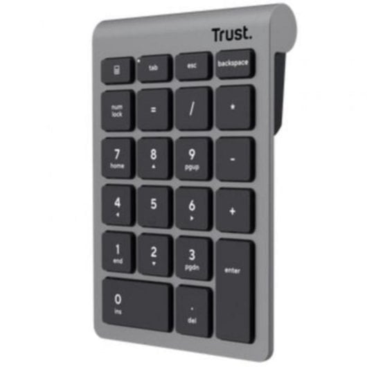 Trust Xalas Teclado Numérico Sem Fios com 22 Teclas Prateado