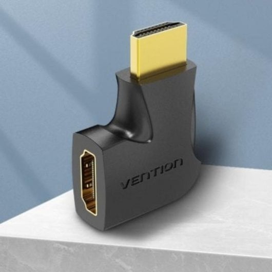 Adattatore HDMI Vention AIPB0 4K 90º Nero HDMI Maschio - HDMI Femmina