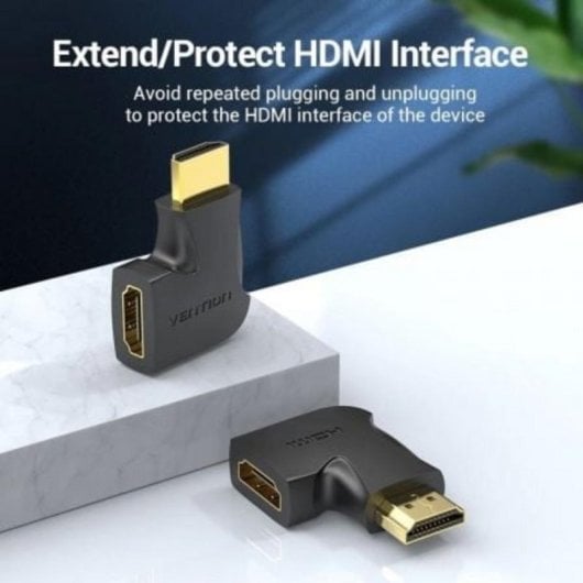 HDMI Adapter Vention AIQB0-2 4K 60Hz 270º Vertikal HDMI A Männlich Weiblich HDMI Adapter