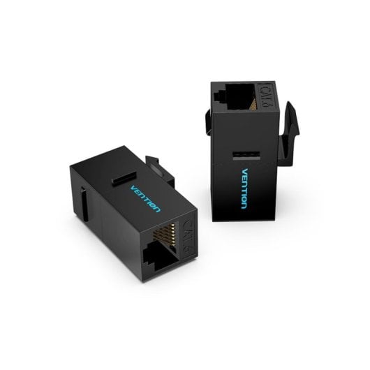 Adattatore Vention RJ45 IPGB0-5 Cat6 UTP Femmina-Femmina Nero 5 Pezzi