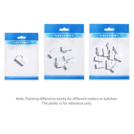 Adaptador RJ45 Vention VDD-B07-W Cat5e UTP Hembra/Hembra Blanco ABS 8P8C