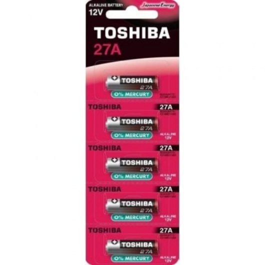 Pack 5 Batterien Toshiba 27A 12V Alkali Batterien Pack 5 Batterien Toshiba 27A 12V Alkali Batterien