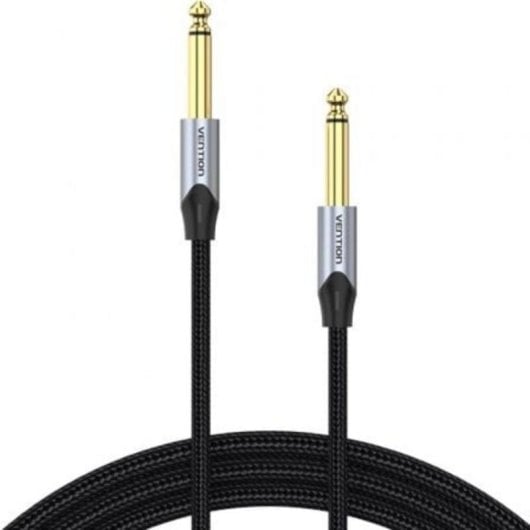 Câble Audio Vention BASHG Jack 6.5mm Macho - Jack 6.5mm Macho/1.5m/Gris