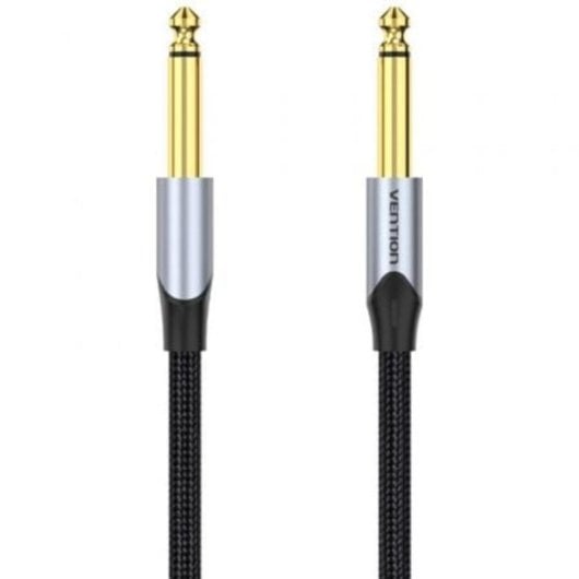 Câble Audio Vention BASHG Jack 6.5mm Macho - Jack 6.5mm Macho/1.5m/Gris