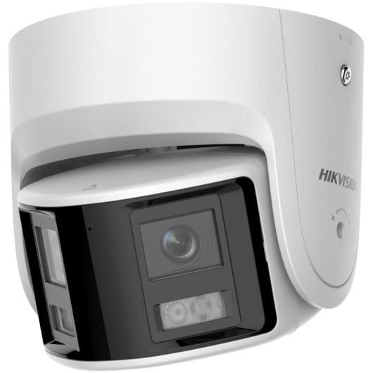 Cámara IP Hikvision DS-2CD2367G2P-LSU/SL(2.8mm)(C) 6MP ColorVu 2.8mm Panorámica Domo Audio Luz Sirena