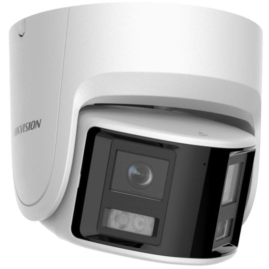 Cámara IP Hikvision DS-2CD2367G2P-LSU/SL(2.8mm)(C) 6MP ColorVu 2.8mm Panorámica Domo Audio Luz Sirena