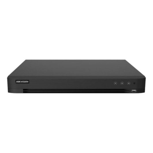 DVR Hikvision iDS-7216HQHI-M2/XT 16 Analógicos 24 IP 3K H.265 Pro+ AcuSense Reconocimiento Facial Negro