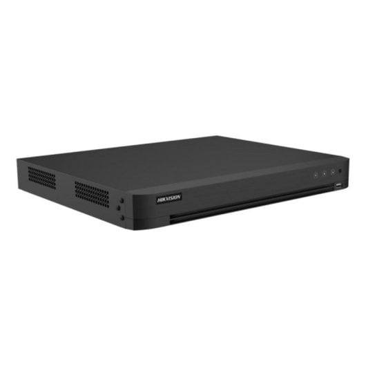 DVR Hikvision iDS-7216HQHI-M2/XT 16 Analógicos 24 IP 3K H.265 Pro+ AcuSense Reconocimiento Facial Negro
