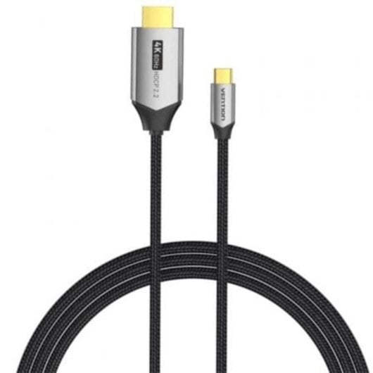 Cable Conversor HDMI 2.0 4K Vention CRBBF USB-C Macho a HDMI Macho 1m Negro