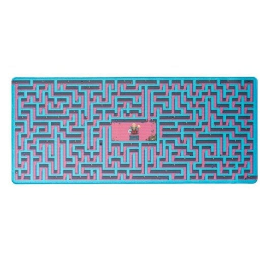 Protector de escritorio textil impermeable alta densidad bordes reforzados base antideslizante