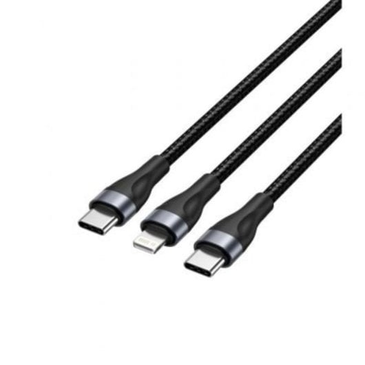 USB-C-Kabel Vention H17BAV 60W 480Mbps 1,2m Schwarz USB-C auf Lightning USB-C Kabel USB-C-Kabel Vention H17BAV 60W 480Mbps 1,2m Schwarz