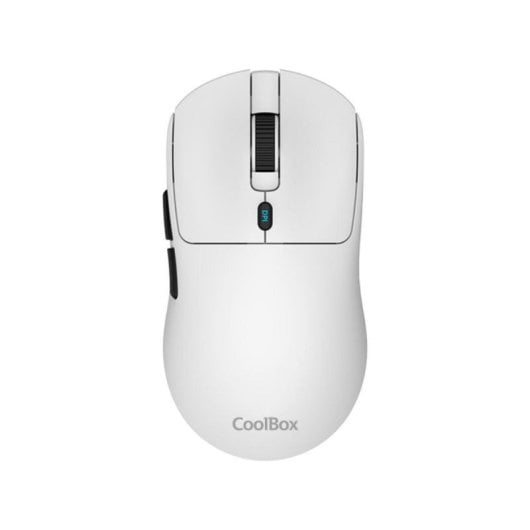Mouse Wireless Gaming CoolBox W03 10000 DPI Ultralight Ricaricabile Nero Bianco