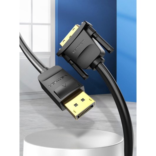Vention HAFBG DisplayPort-DVI Konverterkabel 1,5m Schwarz DP-DVI Adapter