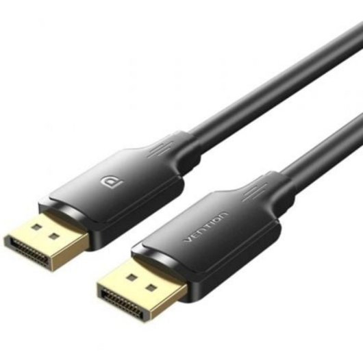 Cable DisplayPort Vention HAKBL 1.2 10m 4K@60Hz Macho-Macho sin pestillos Negro