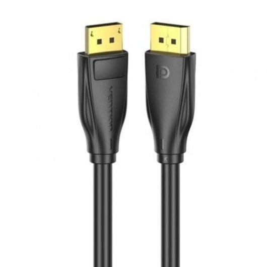 Cable DisplayPort Vention HCDBF 1.4 8K 1m chapado en oro negro