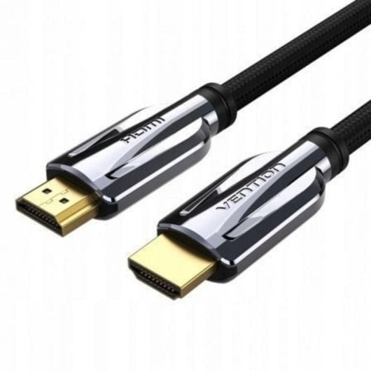 Câble HDMI 2.1 Vention AALBH Chapé en Or 8K/2m/ Gris et Noir