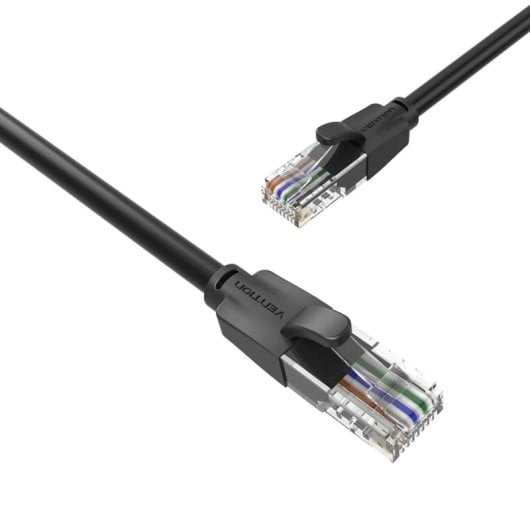 Cabo Ethernet Cat6 Vention IBEBS UTP 25m Preto 1000Mbps Cabo Ethernet Cat6 Vention IBEBS UTP 25m Preto 1000Mbps