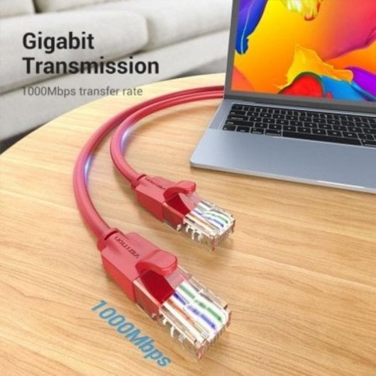 Câble Réseau RJ45 UTP Vention Cat.6/1m/Rouge