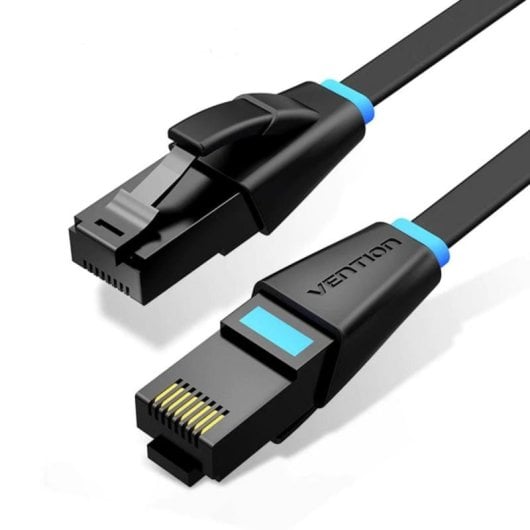 Cable de red Vention IBJBK Cat.6A 8m UTP OFC RJ45 Negro