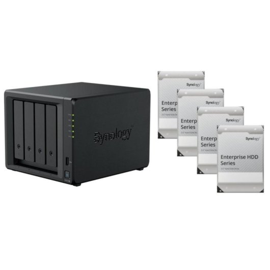 NAS Synology DiskStation DS425+ 4 Bahías 4x Discos Duros Instalados Red 2.5GbE