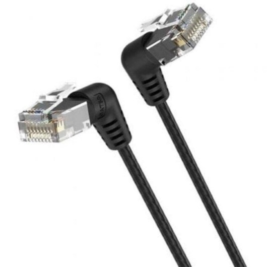 Cable Ethernet Vention IBOBF Cat.6A 1 m Cabeza Rotatoria 360º Negro 10Gbps