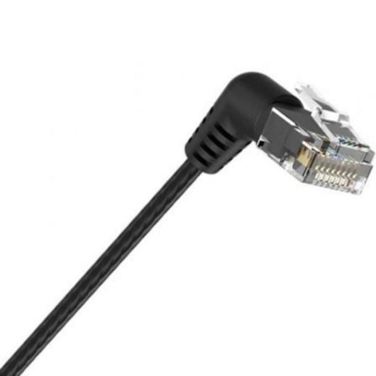 Cable de Red Vention IBOBG Cat.6A 1.5m RJ45 Cabeza Rotatoria 360º Negro