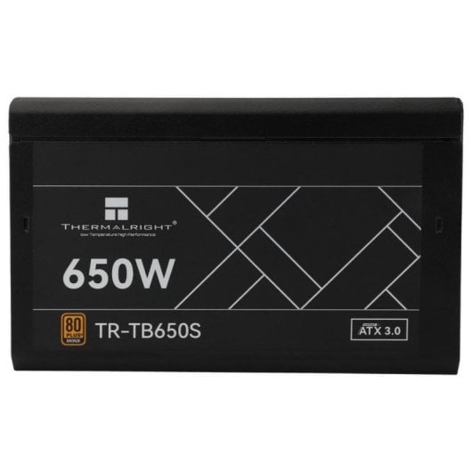 Fuente de alimentación ThermalRight TR-TB650S 650W ATX 3.0 80 PLUS Bronze condensadores japoneses