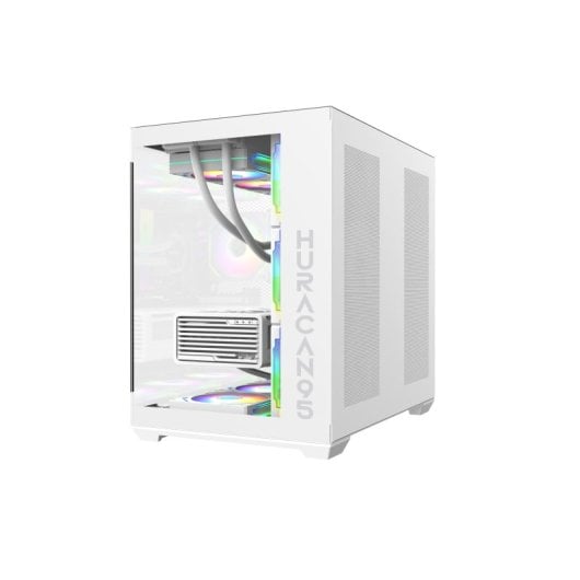 Torre SUPRA Gaming HURACAN95 ARGB Blanca Cristal Templado 4x120mm ATX RGB