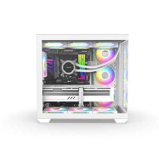 Torre SUPRA Gaming HURACAN95 ARGB Blanca Cristal Templado 4x120mm ATX RGB