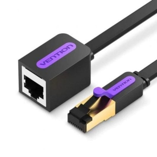 Cable alargador de red Vention ICBBH 2m Cat7 UTP RJ45 30AWG PVC negro