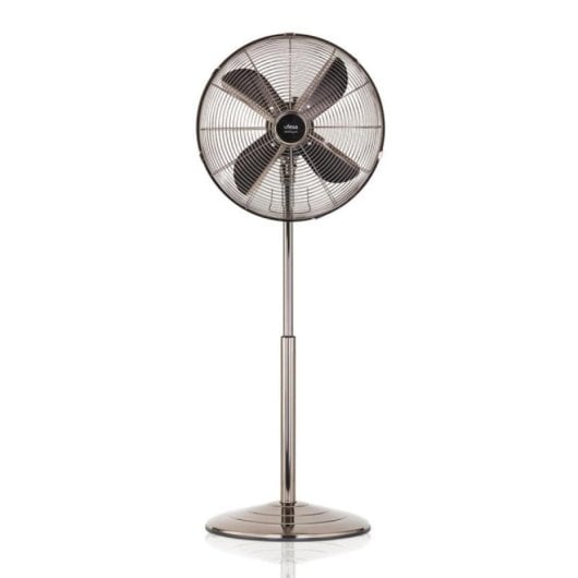Ventilador de Pie 50W 40cm 4 Aspas 3 Velocidades Altura Ajustable Oscilante