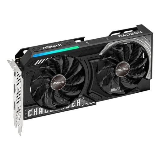 Tarjeta gráfica ASRock AMD Radeon RX 9060 XT Challenger 16GB OC GDDR6 PCIe 5.0 DisplayPort HDMI