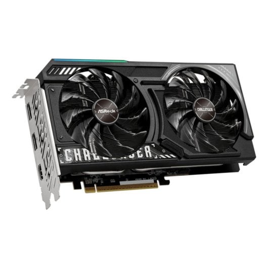 Tarjeta gráfica ASRock AMD Radeon RX 9060 XT Challenger 16GB OC GDDR6 PCIe 5.0 DisplayPort HDMI