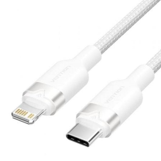 Datenkabel Vention LALWF USB-C Lightning 27W 480Mbps 1m Weiß