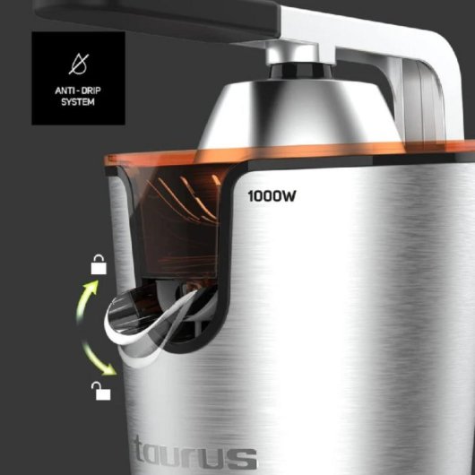Exprimidor Taurus Easy Press 1000 Legend Inox 1000W 0,65L Exprimidor Taurus Easy Press 1000 Legend Inox 1000W 0,65L