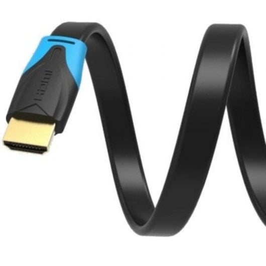 Cable HDMI Vention VAA-B02-L075 2.0 4K 75cm Conectores chapados en oro PVC Negro
