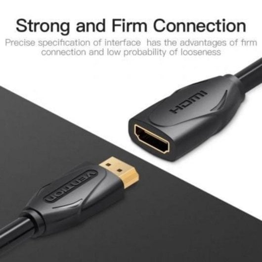 Cavo Prolunga HDMI Vention VAA-B06-B100 1 m Maschio Femmina Nero Cavo Prolunga HDMI Vention VAA-B06-B100 1 m Maschio Femmina Nero